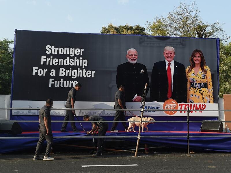 Trade ties between the United States and India have long been problematic but under "America First" President Donald Trump and "Make in India" Prime Minister Narendra Modi, they have worsened. While eclipsed by his trade war with China, Trump's tussle with India, and New Delhi's prickly reaction, has made a major pact unlikely during the American president's visit to the world's fifth-largest economy from February 24.  SAM PANTHAKY / AFP