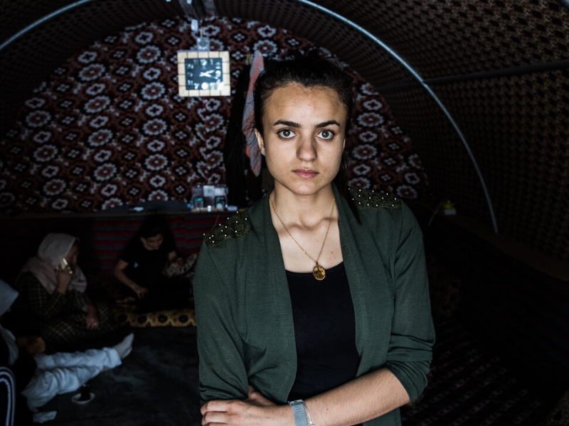 Iraqi Yazidi Woman Celebrates Death Penalty Rule Against Her ISIS Rapist Calling on Other Women to Report Rapists