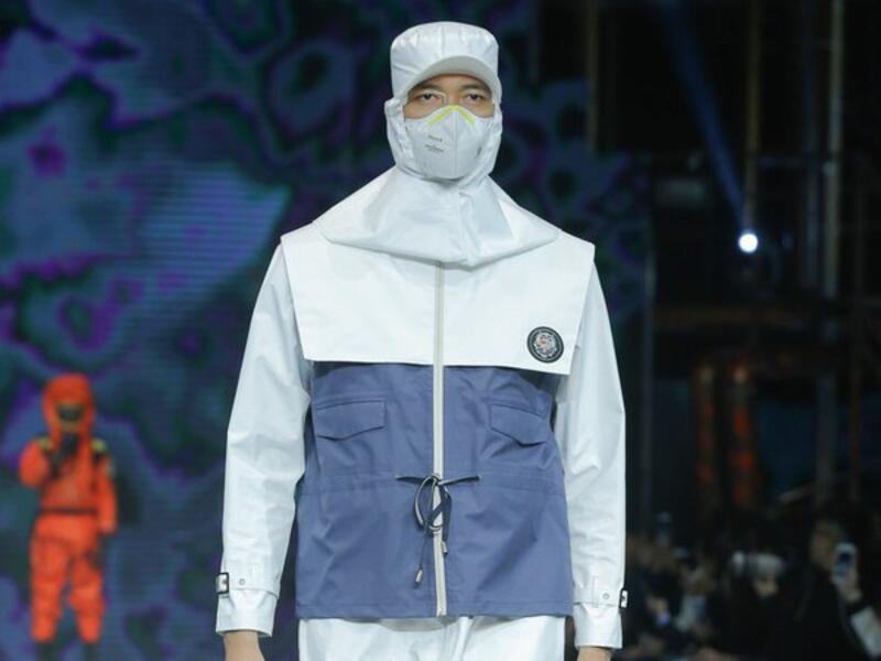 Face masks by Prada, hand sanitizer by Louis Vuitton, nonsurgical gowns by Burberry (Twitter)