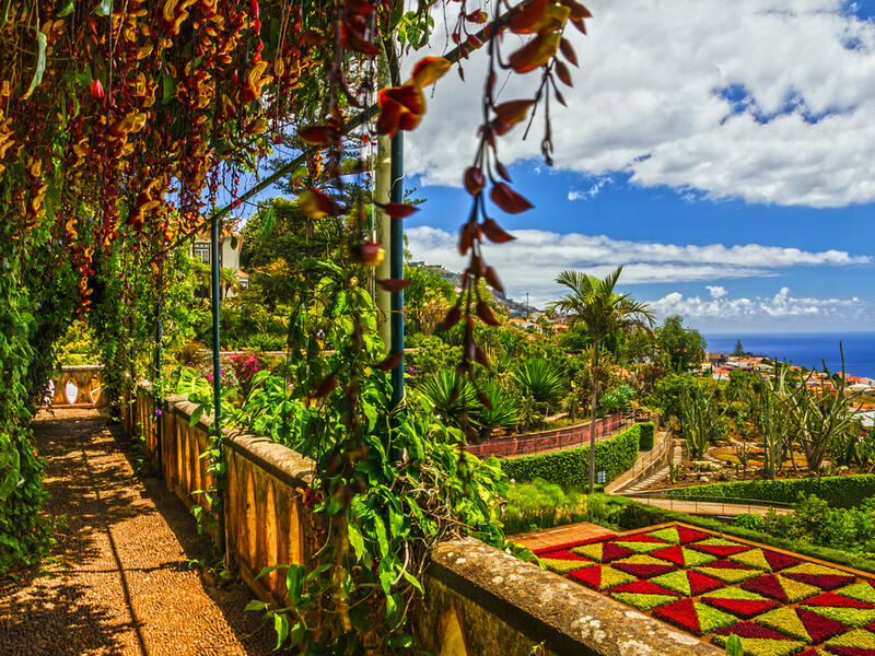 Madeira, Botanical Garden Monte, Funchal, Portugal (Shutterstock)