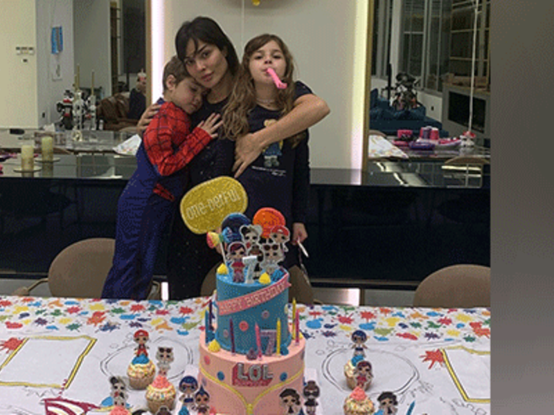 Nadine Njeim throwing birthday parties for her children