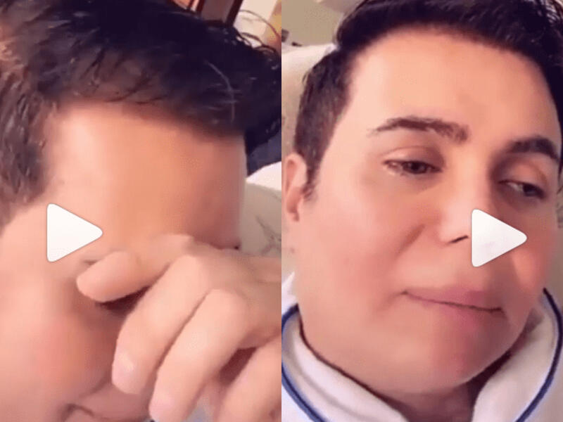 جو رعد ينهار بالبكاء بسبب والدته..فيديو!