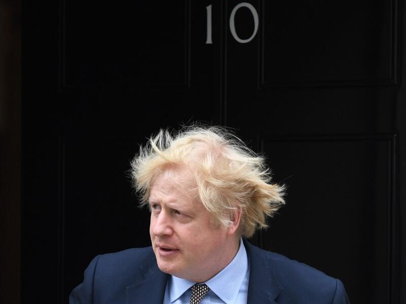 Britain's Prime Minister Boris Johnson leaves number 10 Downing Street in central London on June 3, 2020, to take part in the Prime Minister Question (PMQ) session in the House of Commons. DANIEL LEAL-OLIVAS / AFP