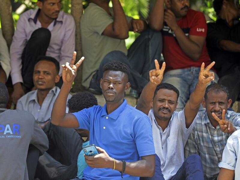 Lebanon's currency plunged to record lows earlier this month, causing food prices to skyrocket in a country where more than 45 percent of the population were already living below the poverty line. JOSEPH EID / AFP