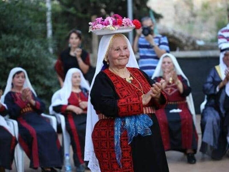 Palestinians every year celebrate the Traditional Costume Day. (Twitter/@OsamaaLubbad)