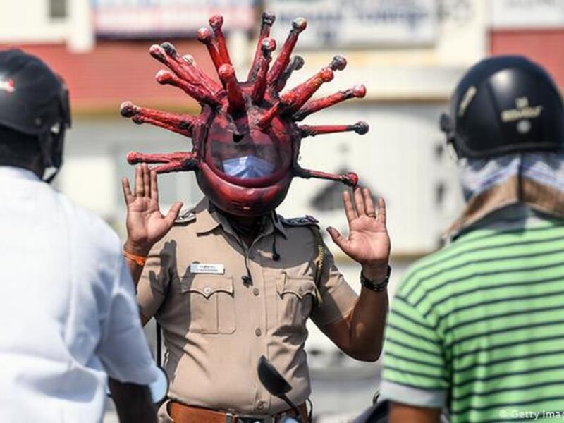 In India, two cricket players and 11 staff members in the Indian Premier League have tested positive for coronavirus. (AFP)