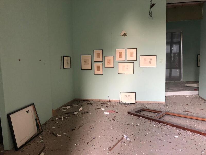 A gallery inside the Sursock Museum Photo: Marie Nour Hechaime, curator at Sursock Museum (www.theartnewspaper.com)