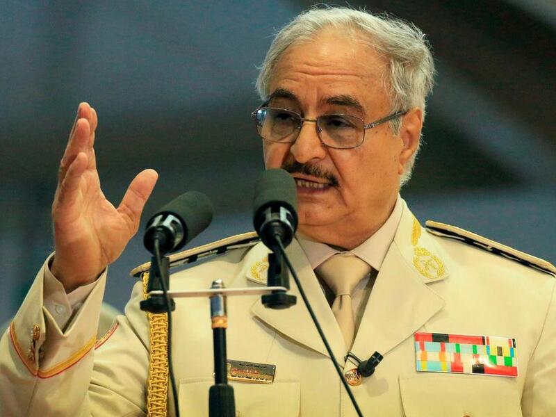 Field Marshal Khalifa Haftar. AFP