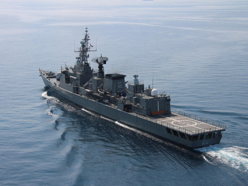 Iran's Frigate Fleet at Hormuz Strait. (Shutterstock/ File Photo)