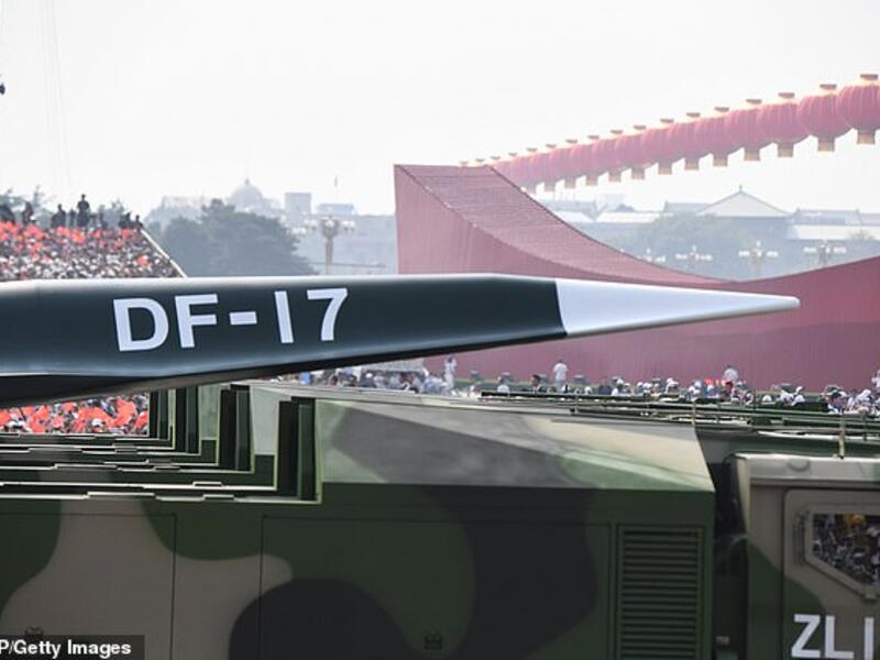 The DF-17 (pictured in file photo on October 1, 2019), with a maximum range of 2,500 kilometres (1,550 miles), will gradually replace the older DF-11 and DF-15 missiles. (AFP)