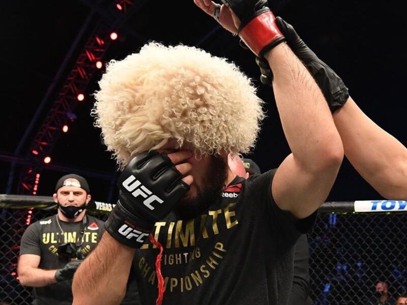 Legendary Tears! Watch Khabib Nurmagomedov's Speech Announcing Retirement as He Promised His Mother