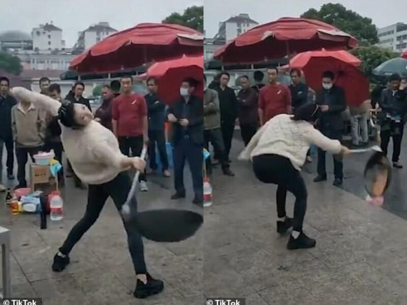 The clip was posted on social media and has since gone viral with almost 9 million views. (TikTok)