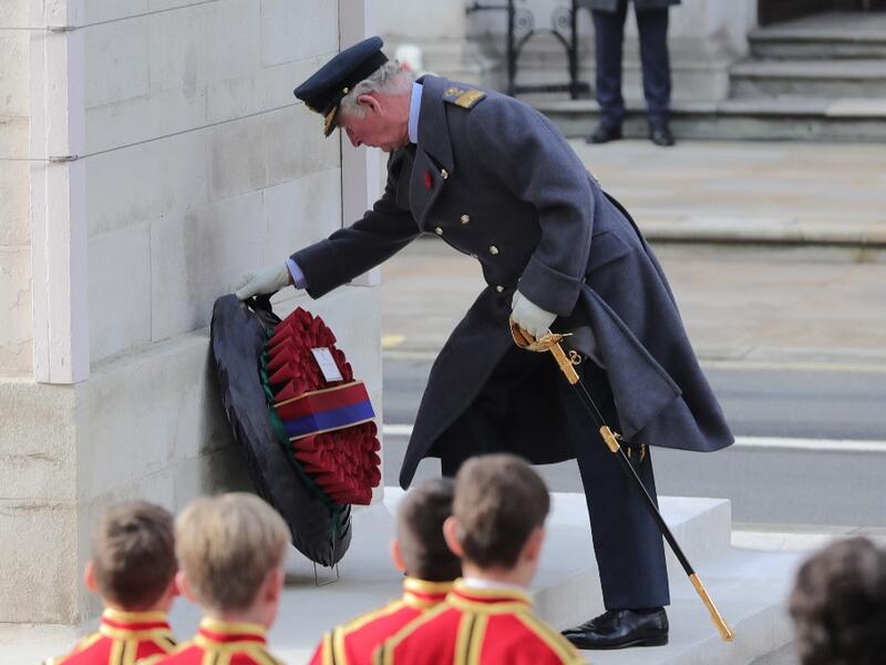 This year, the service has been closed to members of the public due to the novel coronavirus COVID-19 pandemic. Aaron Chown / POOL / AFP