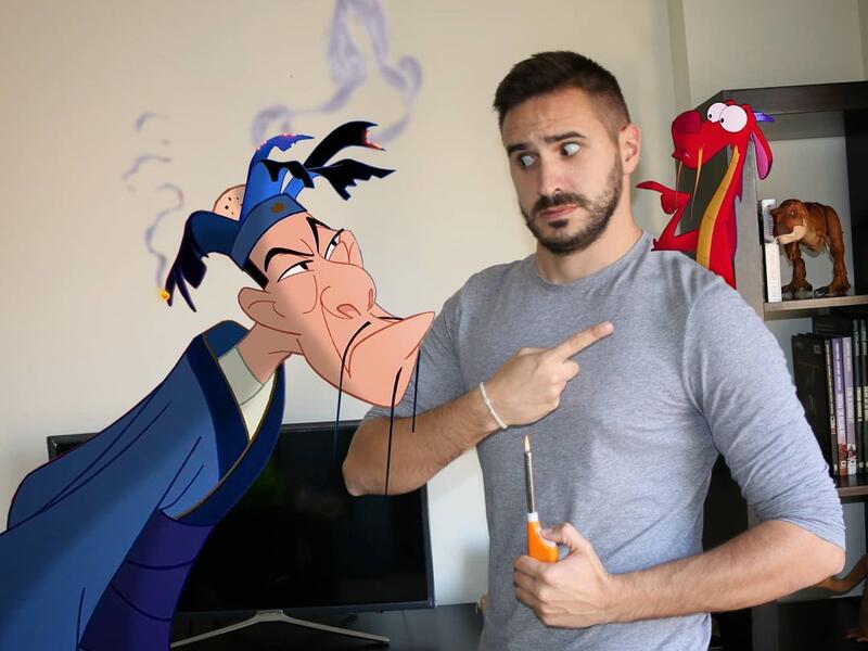 Artist Samuel MB pictures his life with Disney Charachters. (Instagram/ Samuel MB)