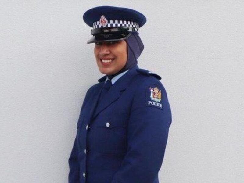 Constable Zeena Ali will become the first member of New Zealand Police to wear the hijab as part of her uniform. (New Zealand Police Instagram)