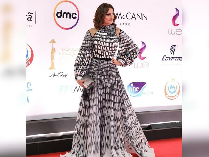 Egyptian singer and actress Bushra