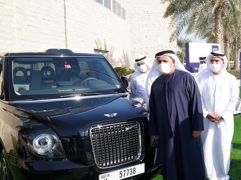 A new taxi service that resembles London’s iconic black cabs will be trialled at Dubai airport in February. (Dubai Media Office)