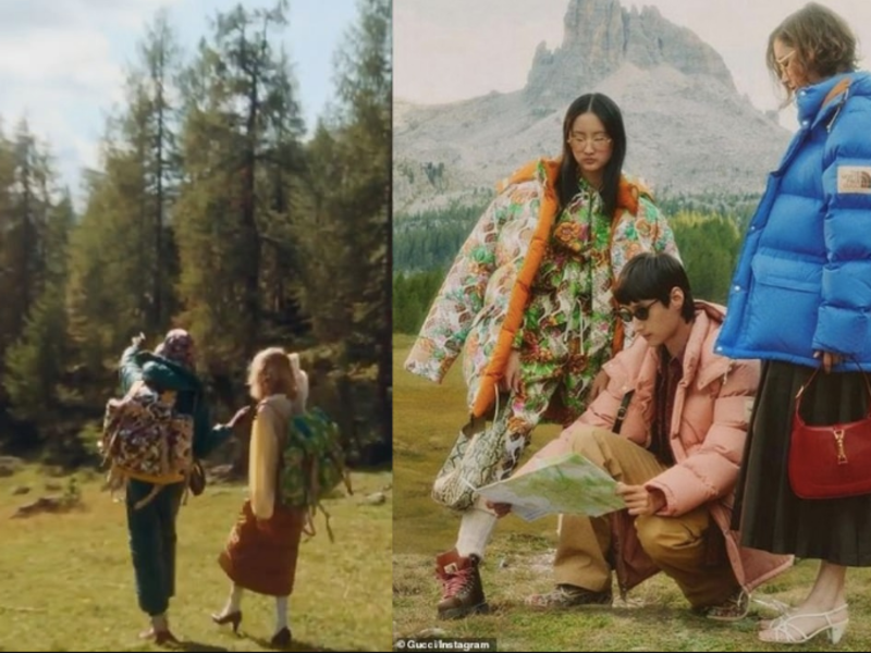 Fans of The North Face were not impressed by the collaboration, calling it impractical and 'expensive disposable fashion'. (Instagram)