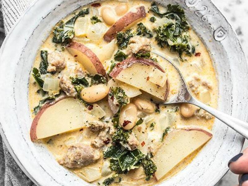 شوربة إيطالية "زوبا توسكانا"