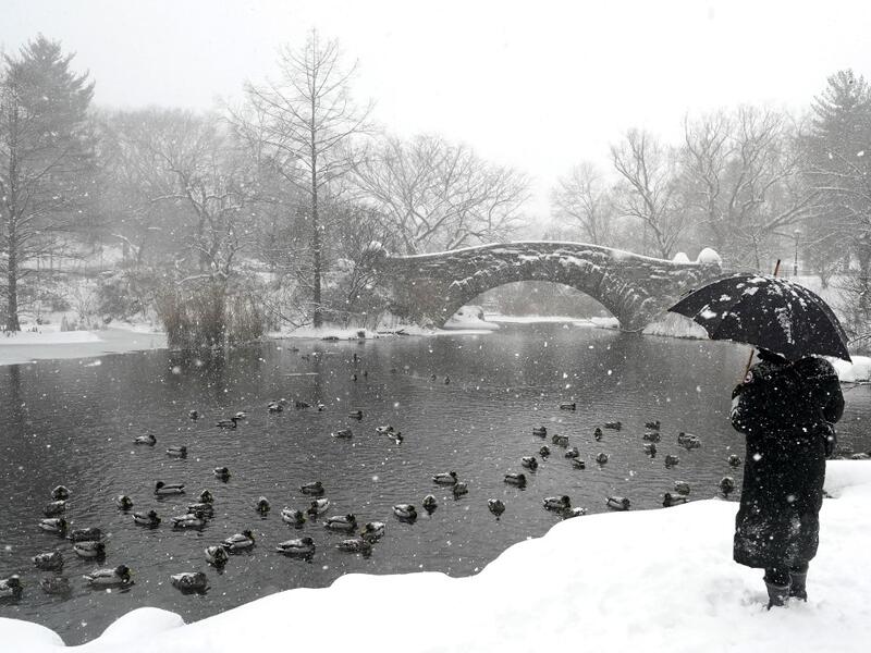 The National Weather Service issued storm warnings from Virginia to Maine -- a swathe home to tens of millions of people -- and forecast snowfall of 18 to 24 inches (45-60 centimeters) in southern New York, northeastern New Jersey and parts of southwest Connecticut.  TIMOTHY A. CLARY / AFP