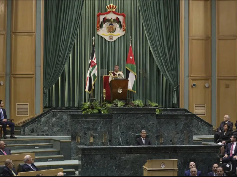 Inside the Parliament. (AFP)