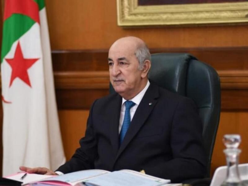 الرئيس الجزائري عبد المحيد تبون