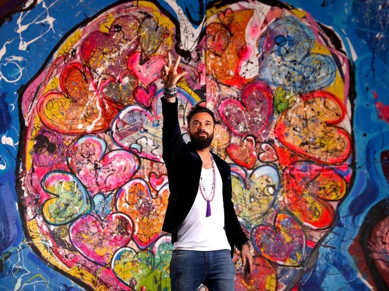 Sacha Jafri's Largest Art Canvas