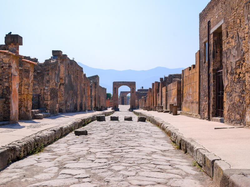 Pompei street