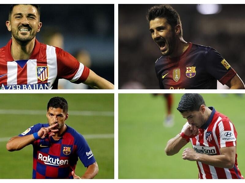 سواريز وفيا من برشلونة إلى أتلتيكو