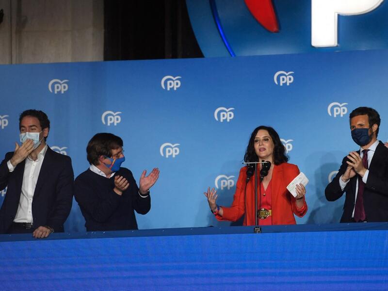 Spain's right-wing People's Party wins elections in Madrid