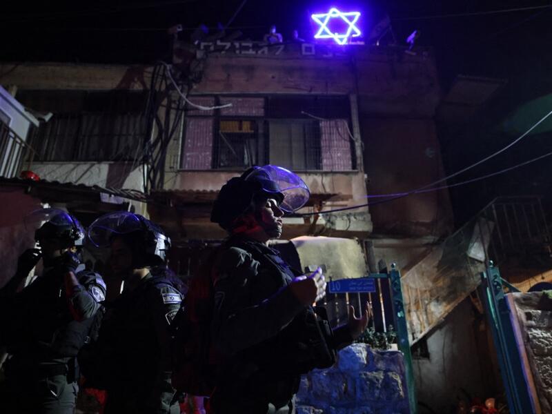Sheikh Jarrah neighborhood in occupied East Jerusalem