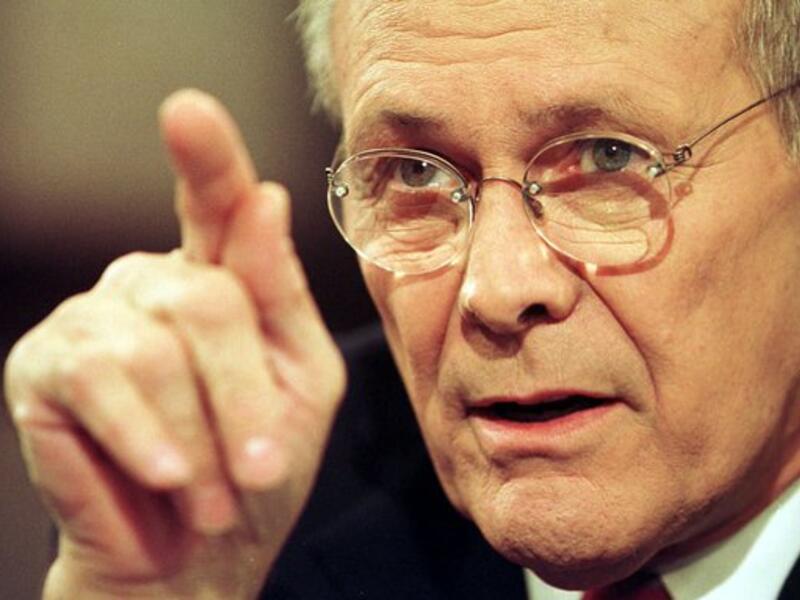 Former Defense Secretary Donald Rumsfeld