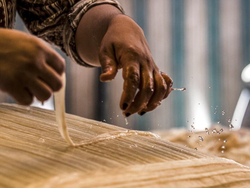 papyrus craft still common in the village of Al-Qaramus