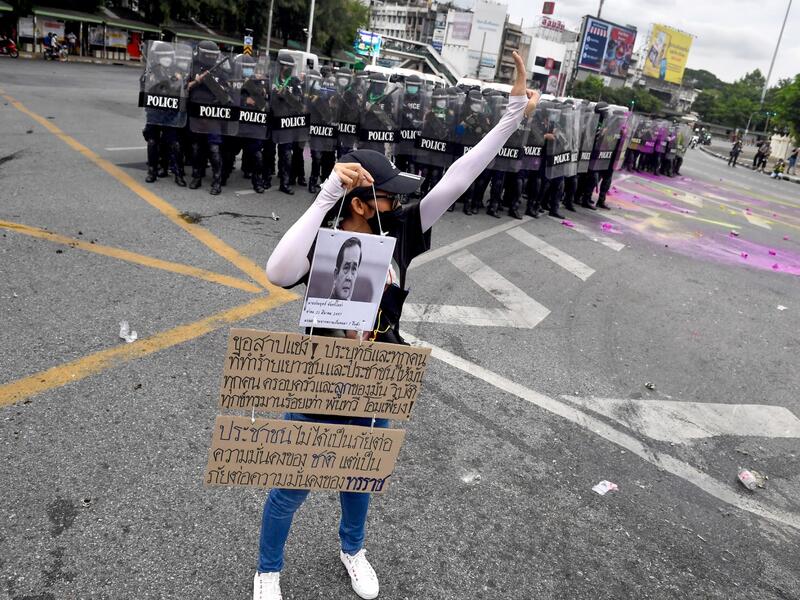 Anti-government Protesters in Thailand