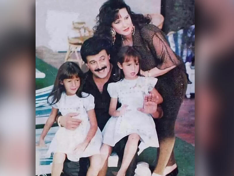 Samir and Dalal with daughters Donia and Amy