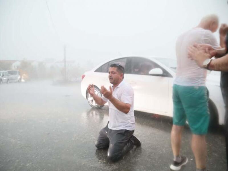 أمطار الخير تهطل على أنطاليا