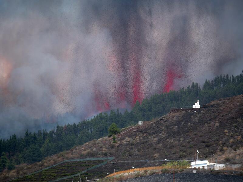 Cumbre Vieja Volcano in Spain