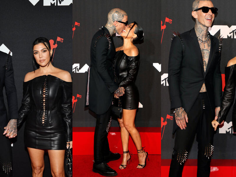 Kourtney Kardashian and Travis Barker