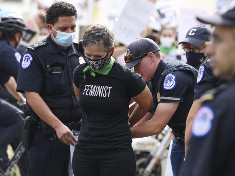 Pro-choice and Anti-abortion Activists Protest in the US
