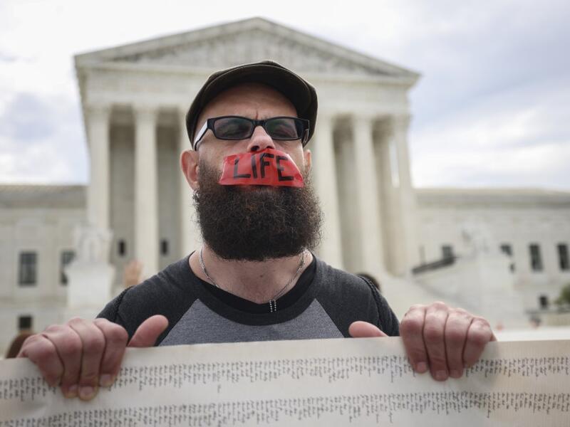 Pro-choice and Anti-abortion Activists Protest in the US