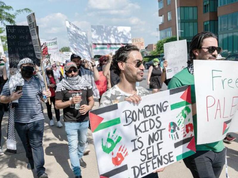People support Palestine in Kentucky 