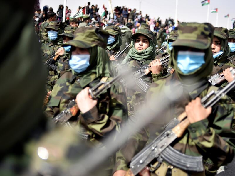 Sahrawi women soldiers 