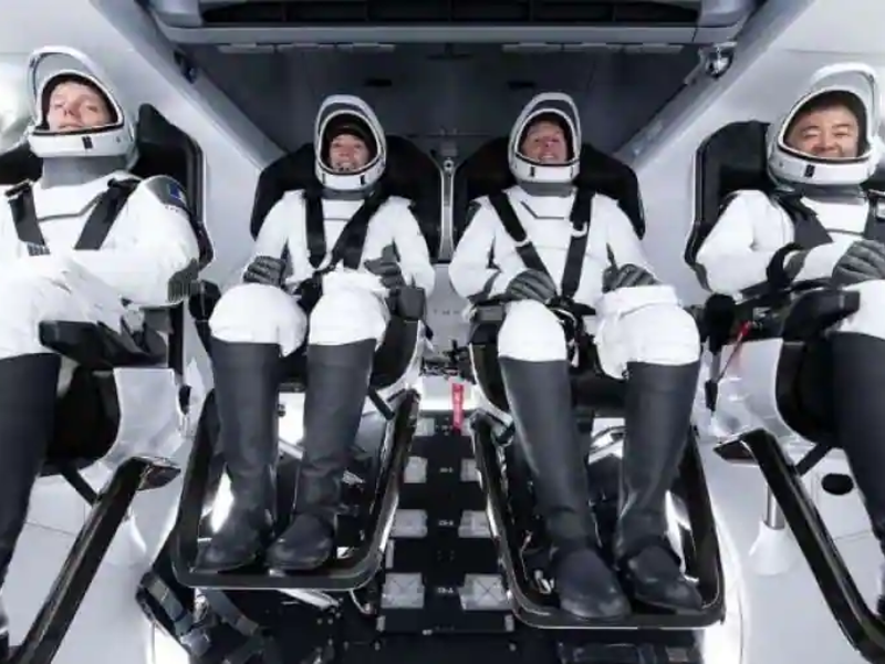 The Space X astronauts 