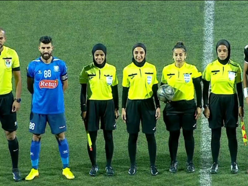 A team of women referees
