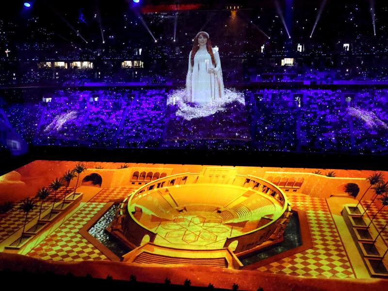 The Arab Cup opening was held on Tuesday at Al Bayt Stadium in Al Khor