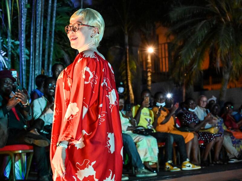 Disabled models breaking taboos on Ivory Coast catwalk