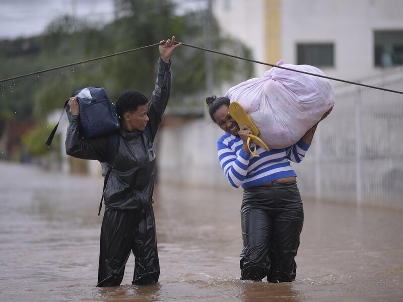 Heavy rains in Brazil