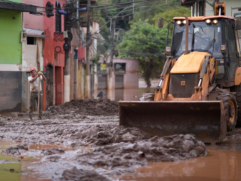 Heavy rains in Brazil