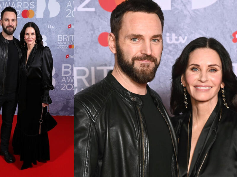 Johnny McDaid and Courtney Cox