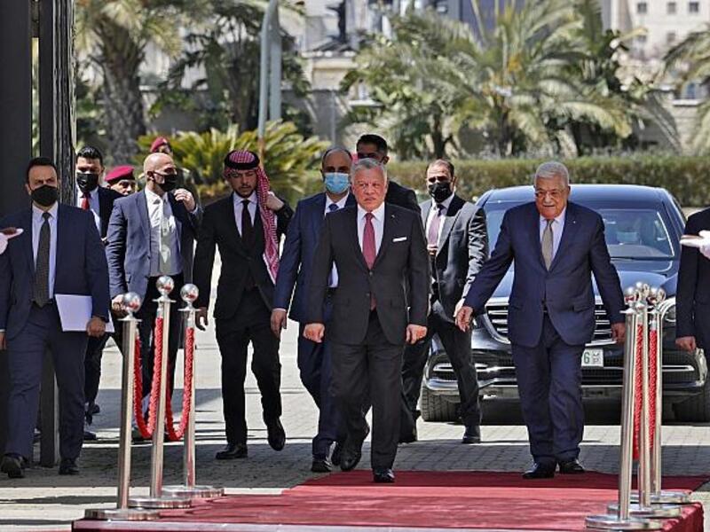 وصل العاهل الأردني الملك عبد الله الثاني الإثنين إلى مدينة رام الله